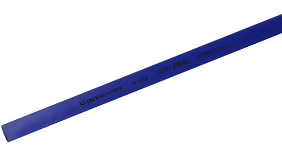 Термоусадочная трубка Аско-Укрем PRO Ø 10,0/5,0 синяя (A0150040519)