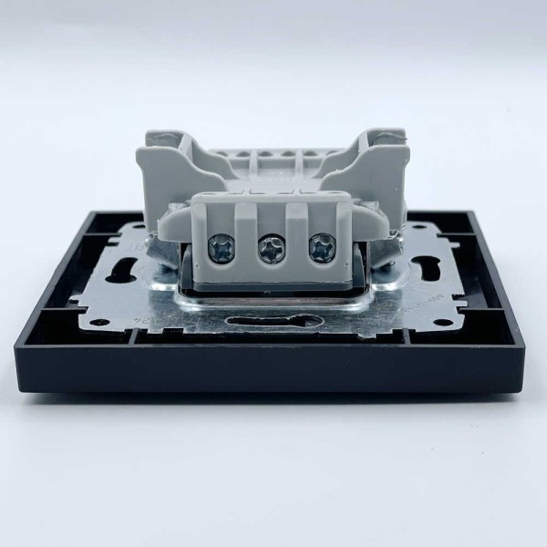 Вимикач EL-BI VEGA чорний мат жалюзі 2-кл ( 609-014800-216 ) - фото №4