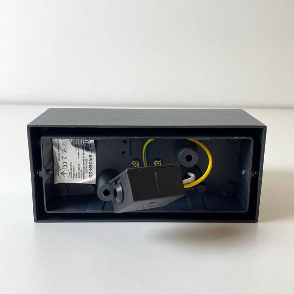 Светильник фасадный Violux SPIDER-2D 2x35Вт GU10 ІР44 антрацит ( 500320 ) - фото №6