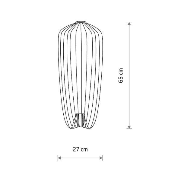 Плафон Nowodvorski 12037 Cameleon Pumpkin S 10W IP20 темно-сірий - фото №1