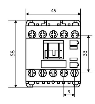 Мініконтактор Аско-Укрем ПМ 0-09-01 D7 42В LC1-K0901 (A0040010146) - фото №4