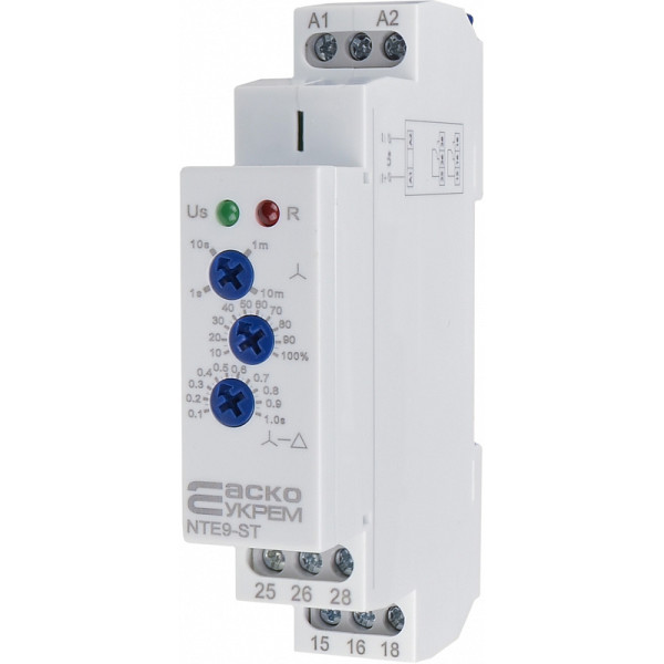 Реле часу зірка/трикутник Аско-Укрем NTE9-ST (A0010240010) - фото №2