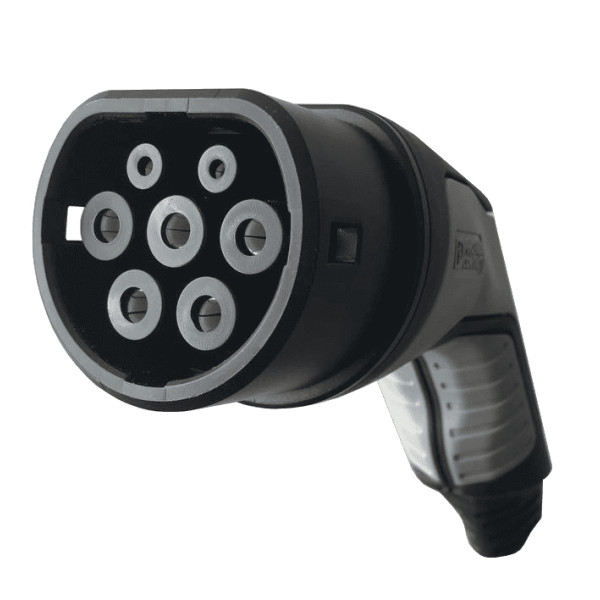 Зарядна станція для електромобілів E-line 7,2кВт 32A 1-фаза Type 2 D station (D2-32) - фото №2