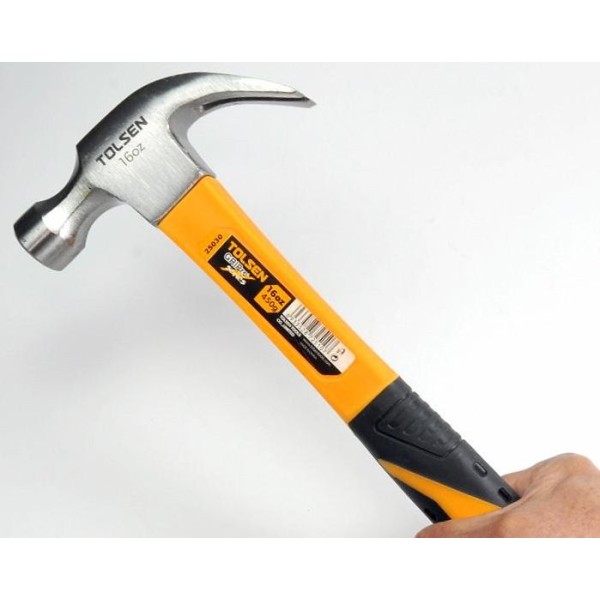 Молоток-гвоздодер 450г Tolsen (25030) 29мм - фото №1