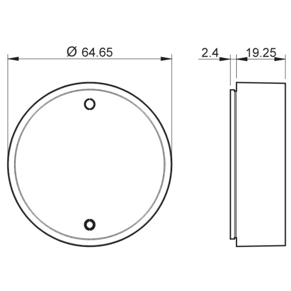 Безпровідна кнопка Finder YESLY BEYON 4 канала Bluetooth чорна (1Y13B22) - фото №1