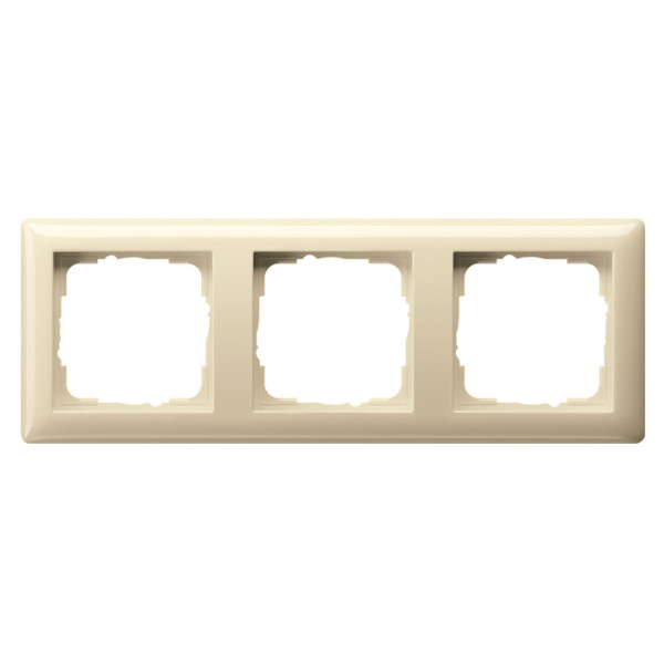 Рамка трехместная Gira Standard 55 кремовая (021301)