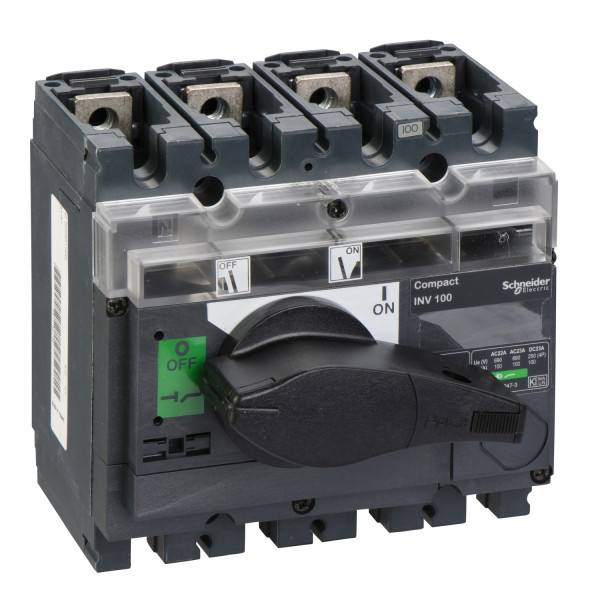 Вимикач-роз'єднувач Schneider Electric INTERPACT INV100 4P (31161)