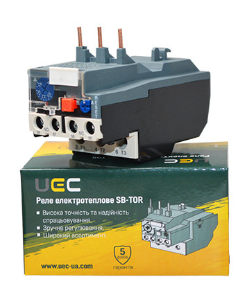 Реле электротепловое UEC SB-TOR 0,1-0,16А - фото №1