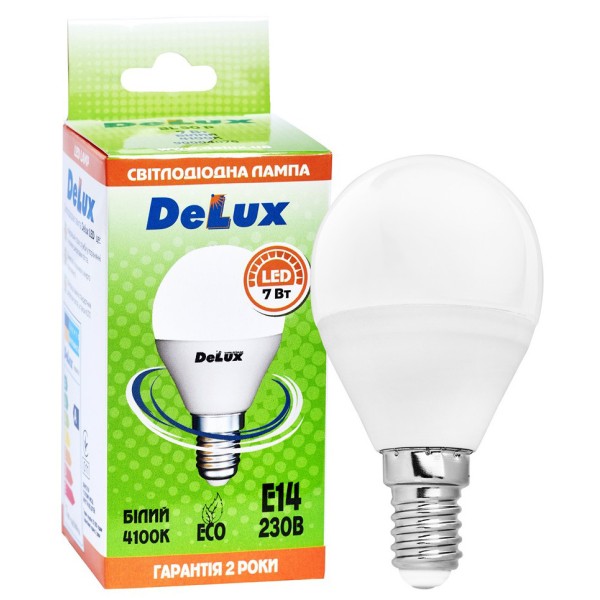 Світлодіодна лампа DELUX BL50P 7Вт 4100K 220В E14 - фото №1