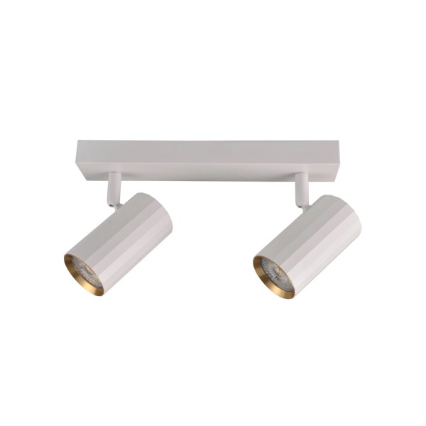 Світильник поворотний, спот Goldlux 323484 Nicea GU10 2x10W IP20 білий - фото №3