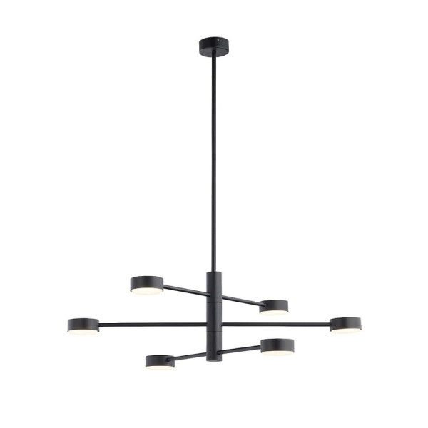 Люстра Nowodvorski 7946 Orbit GX53 6x8W IP20 Чорна - фото №1