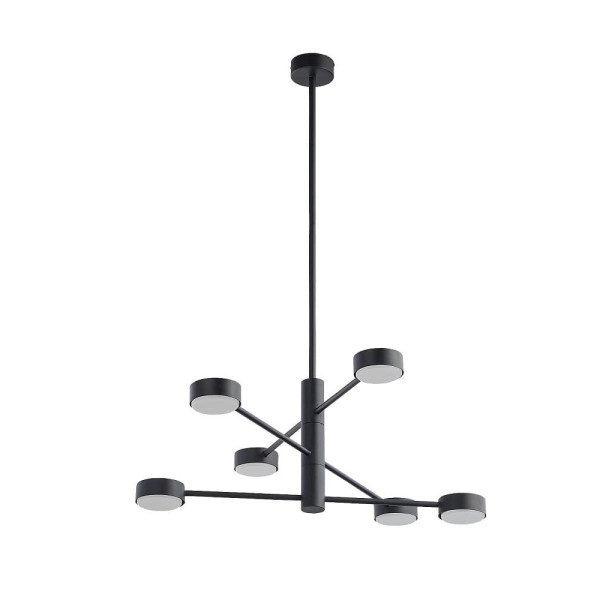 Люстра Nowodvorski 7946 Orbit GX53 6x8W IP20 Чорна - фото №2