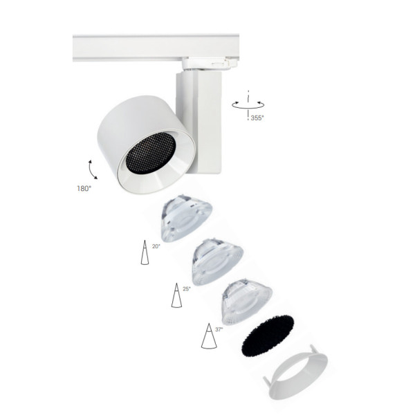 Трековий світильник Nowodvorski 8747 Ctls Nea LED 10W 4000K 3600Lm IP20 Wh - фото №1
