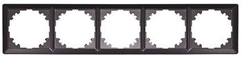 Рамка 5-местная E.Next e.lux.10104L.5.fr.anthracite антрацит (ins0040064)