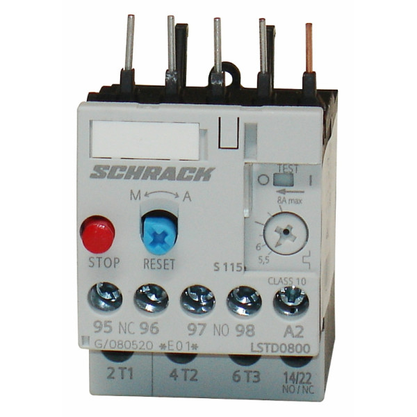 Тепловое реле Schrack LSTD0800 5,5-8А размер 00