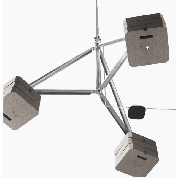 Молниеприемник с трехногой Leo Lightman 7м Al/Ni (408706) - фото №2