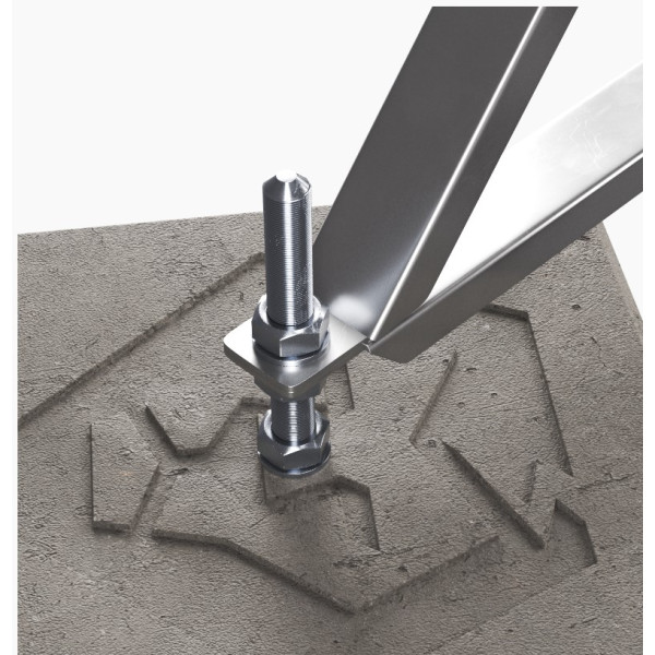 Молниеприемник с трехногой Leo Lightman 7м Al/Ni (408706) - фото №4