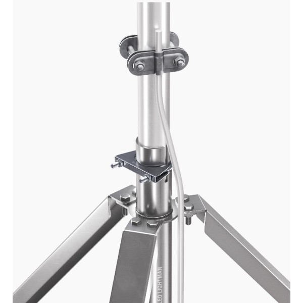 Молниеприемник с трехногой Leo Lightman 7м Al/Ni (408706) - фото №5