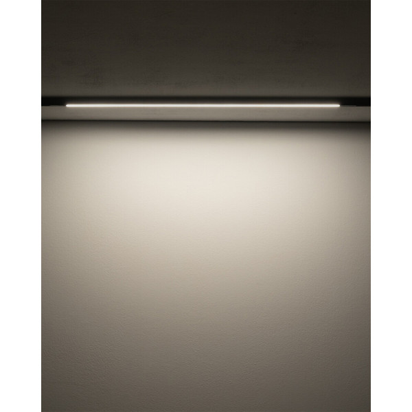 Магнитный трековый светильник Nowodvorski 11717 NANO-LVM Line LED 1x6W 3000K 100Lm IP20 черный - фото №1