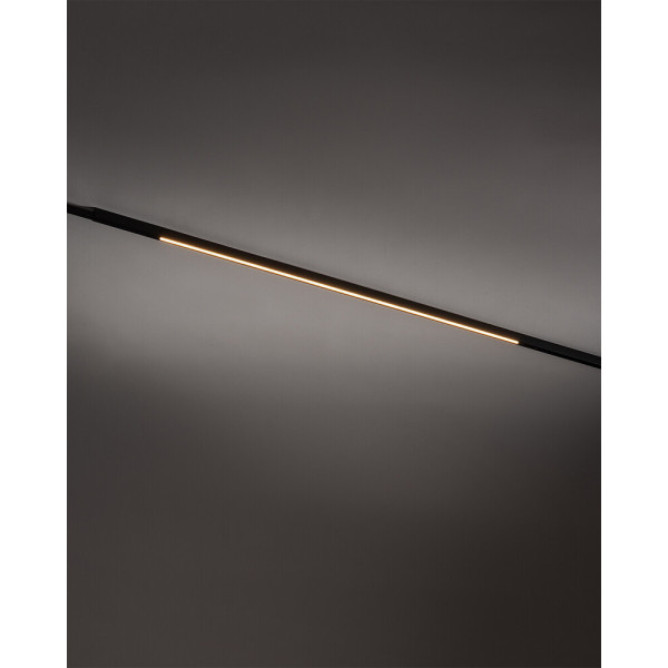 Магнитный трековый светильник Nowodvorski 11717 NANO-LVM Line LED 1x6W 3000K 100Lm IP20 черный - фото №2