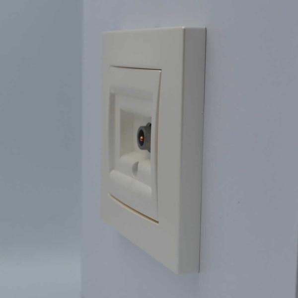 Розетка ELBI ZENA Silverline жемчужина TV без рамки ( 609-012500-273 ) - фото №2