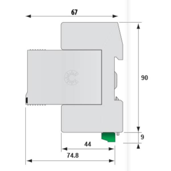 Ограничитель перенапряжения ETI 002442905 ETITEC V T12 280/12.5 (3+0) - фото №1