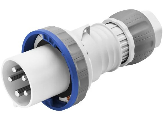 Переносная вилка GEWISS IP67 2P+E 63A 230В (GW61048H)