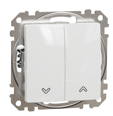 Выключатель для жалюзи Schneider Electric Sedna Design & Elements белый SDD111104