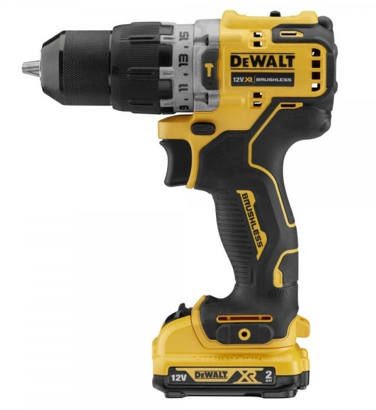 Безщітковий акумуляторний шуруповерт DeWALT DCD706D2 12В - фото №1
