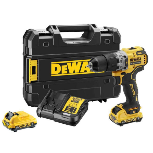 Безщітковий акумуляторний шуруповерт DeWALT DCD706D2 12В - фото №2