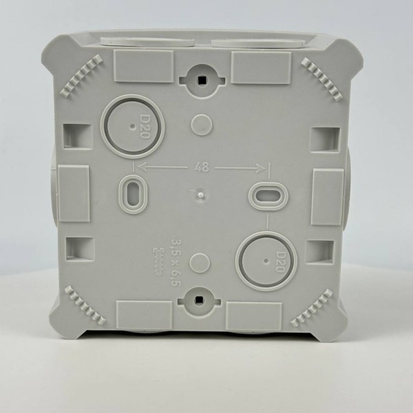 Коробка розподільча СКІМ K115 114х114х54 сіра IP65 ( B1102008 ) - фото №3