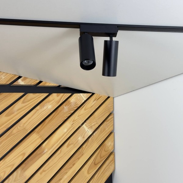 Магнитный трековый светильник UST-X 20W 4000K 48V IP20 черный Violux ( 320109 ) - фото №1