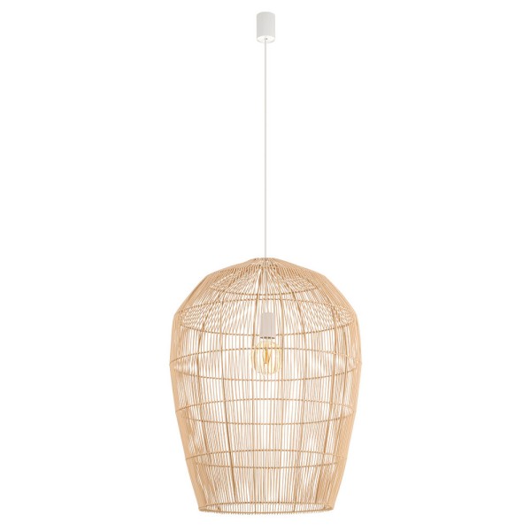 Подвесной светильник, люстра Nowodvorski 11165 Haiti L E27 1x25W IP20 бежевый