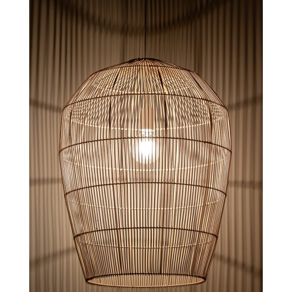 Подвесной светильник, люстра Nowodvorski 11165 Haiti L E27 1x25W IP20 бежевый - фото №2