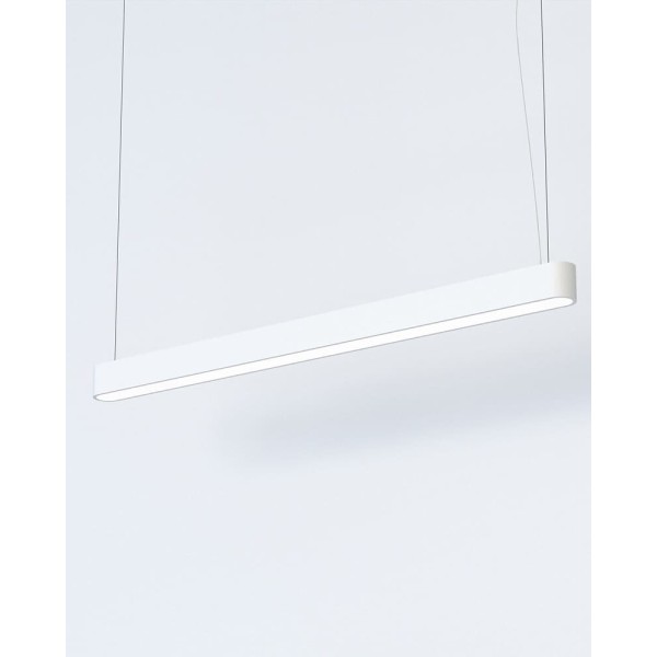 Подвесной светильник, люстра Nowodvorski 7537 Soft LED T8LED 1x22W 3000K 3200Lm IP20 белый - фото №1