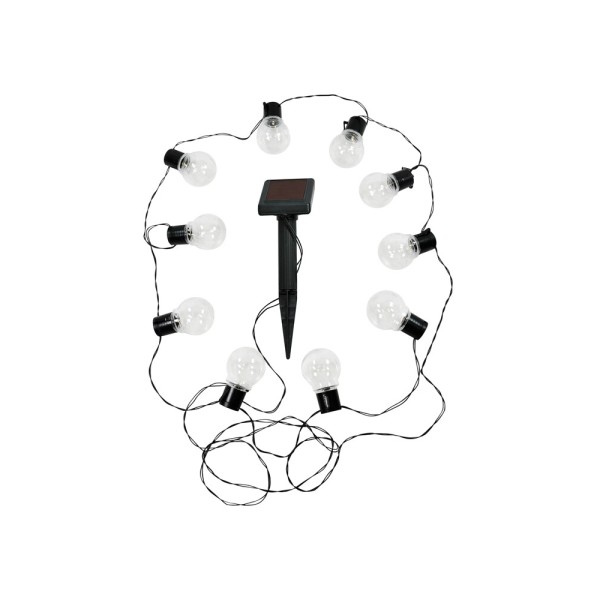 Гирлянда на солнечной батарее Goldlux 309273 Transparent LED 3000K IP44 прозрачная - фото №3