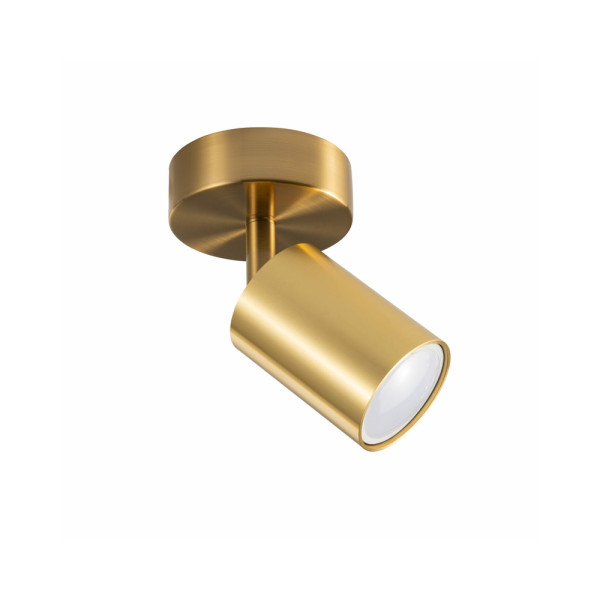 Светильник поворотный, спот Goldlux 327253 Goldi GU10 1x10W IP20 Золотой - фото №1