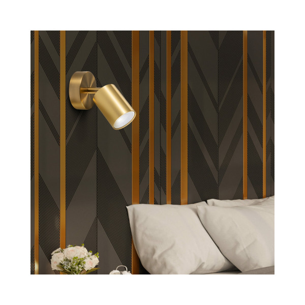 Светильник поворотный, спот Goldlux 327253 Goldi GU10 1x10W IP20 Золотой - фото №2