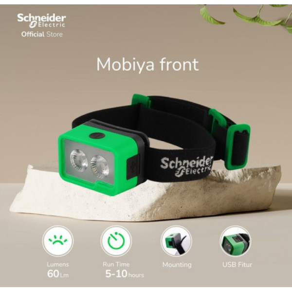 Налобный фонарь Schneider Electric AEP-LF01-S1000 Mobiya Front - фото №2