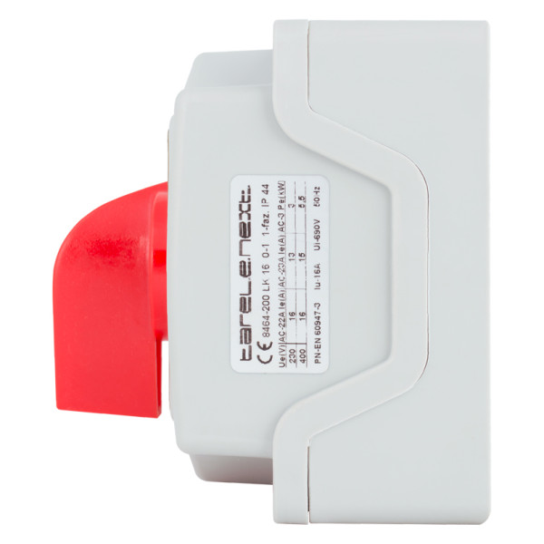 Корпусный пакетный переключатель E.Next LK25/1.216-ОВ/45 1p 0-1 25А IP44 (8464-200) - фото №1