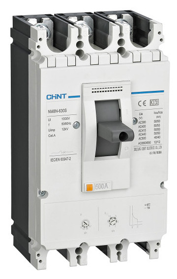 Корпусный автоматический выключатель Chint NM8N-800S TM 630 3P