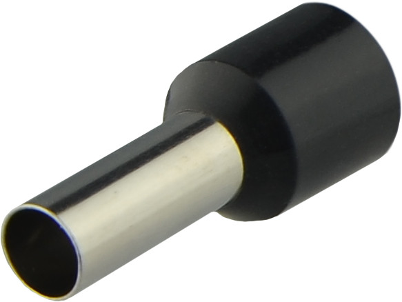 Наконечник Аско-Укрем НТ 10,0-12 изолированный черный 100шт (A0060010080)