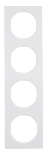 Рамка 4-местная, полярная белизна Berker R.3