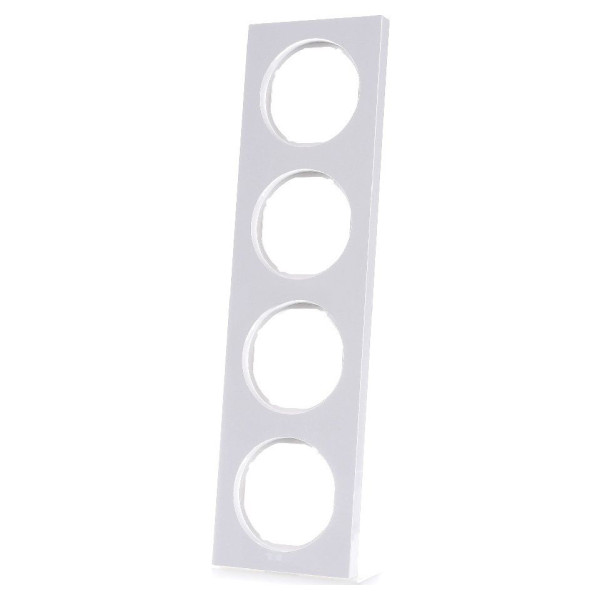 Рамка 4-местная, полярная белизна Berker R.3 - фото №1