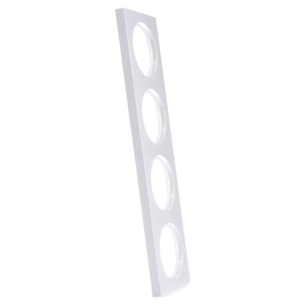 Рамка 4-местная, полярная белизна Berker R.3 - фото №2