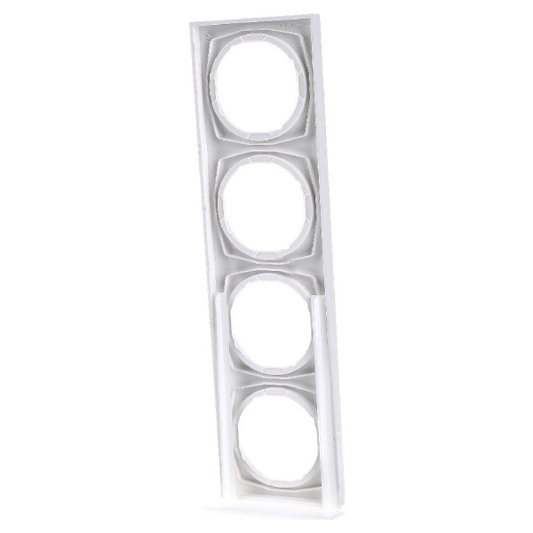 Рамка 4-местная, полярная белизна Berker R.3 - фото №4