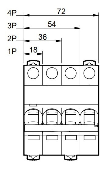Вводный автомат Schneider Electric iC60N 3P 4A B - фото №2