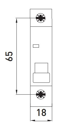 Модульный автоматический выключатель E.Next e.mcb.stand.60.1.C50 1р 50А C (s002113) - фото №5