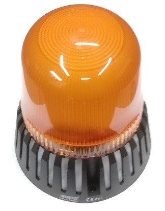 Жовтий багатофункціональний проблисковий маяк Emas IT120Y220Z 220В AC Ø120 із зуммером