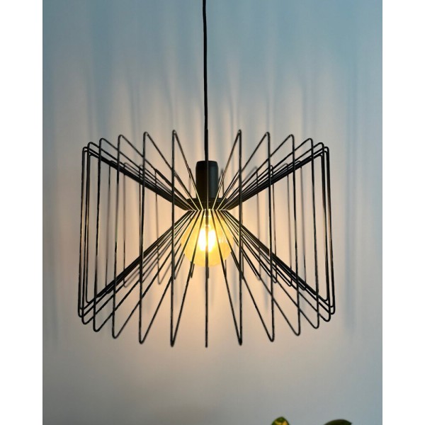 Подвесной светильник, люстра Nowodvorski 6768 Ness E27 1x25W IP20 черный - фото №2